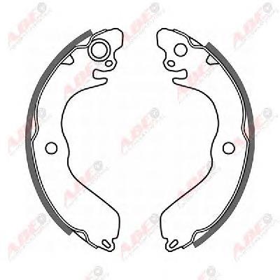 Sapatas do freio traseiras de tambor Mitsubishi MB858684 preço, a partir de 16,26 USD