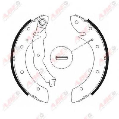 Sapatas do freio traseiras de tambor Renault (RVI) 8671020701 preço, a partir de 25,13 USD