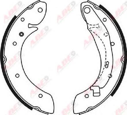 Compre 8671020701 Renault (RVI) Sapatas do freio traseiras de tambor
