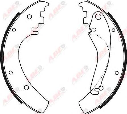 Sapatas do freio traseiras de tambor Mercedes 6024301822 preço, a partir de 62,50 USD