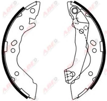 Sapatas do freio traseiras de tambor Hyundai/Kia 5830522A00 preço, a partir de 20,80 USD