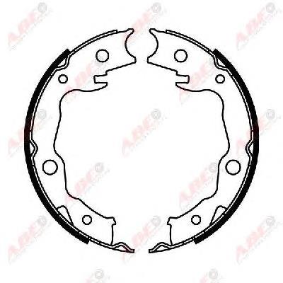 Sapatas do freio de estacionamento ABE C01063ABE preço, a partir de 32,22 USD