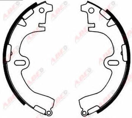 Sapatas do freio traseiras de tambor Toyota 449512220 preço, a partir de 14,19 USD
