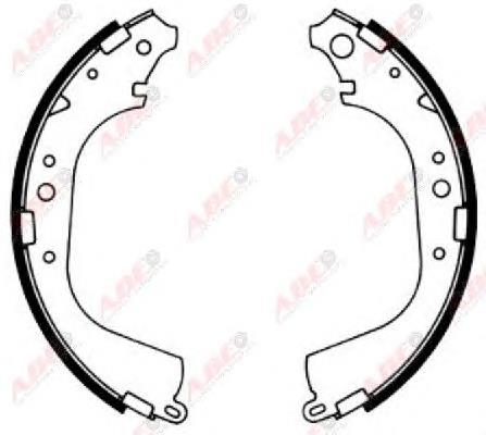 Sapatas do freio traseiras de tambor Toyota 449535250 preço, a partir de 29,30 USD