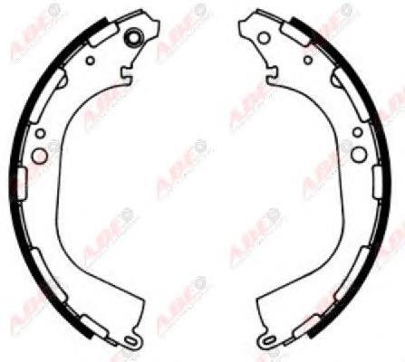 Sapatas do freio traseiras de tambor ABE C01045ABE preço, a partir de 71,34 USD