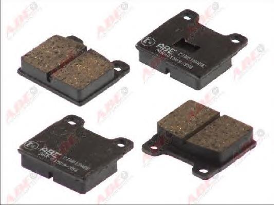 Sapatas do freio dianteiras de disco Necto FD607A