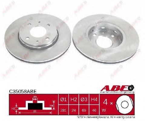 Compre CD7068V Bremsi Disco do freio dianteiro