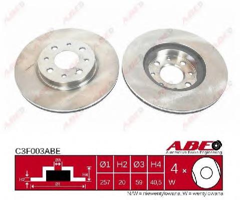 Disco do freio dianteiro Fiat/Alfa/Lancia 71770936