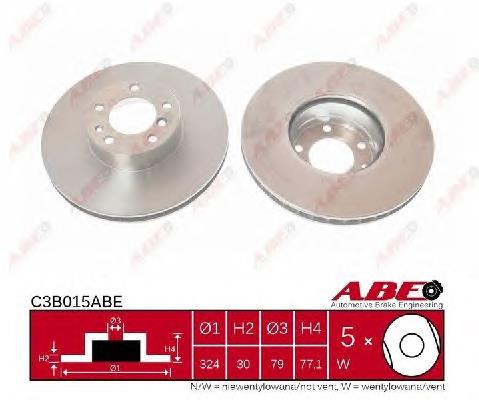 Disco do freio dianteiro BMW 34116757746