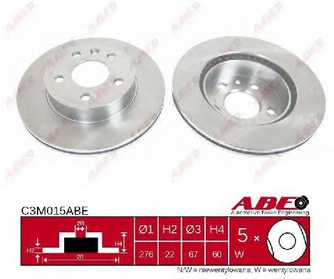 Disco do freio dianteiro ABE C3M015ABE preço, a partir de 49,29 USD