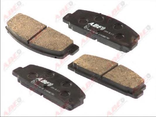 Sapatas do freio traseiras de disco ABE C23002ABE preço, a partir de 16,78 USD