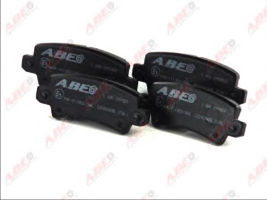 Sapatas do freio traseiras de disco 0446602110 Toyota