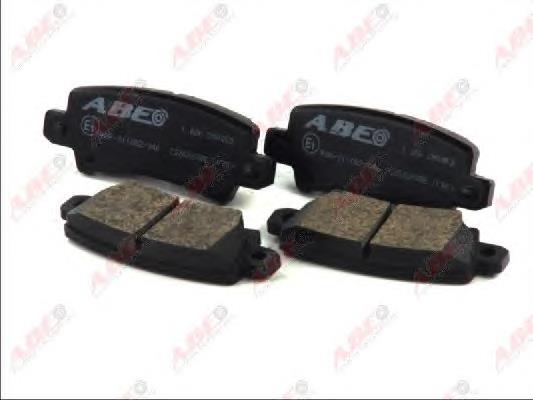 Sapatas do freio traseiras de disco MBF015176 Mando
