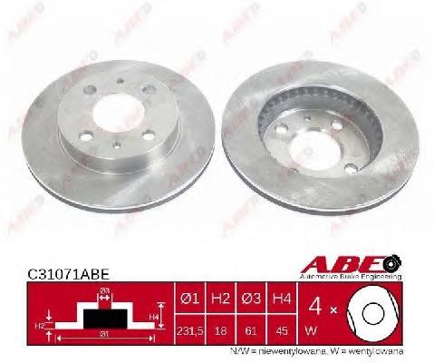 402060M602 Nissan/Infiniti Disco do freio dianteiro