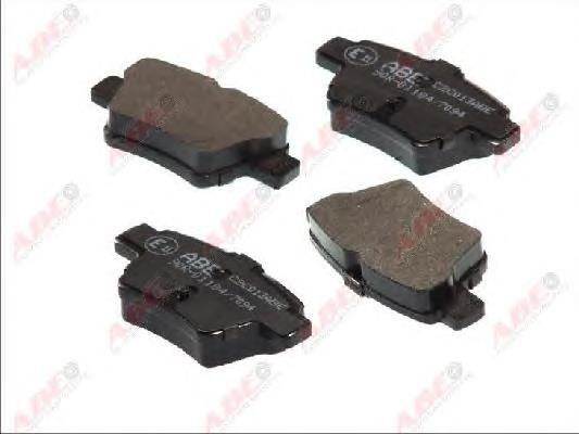 425419 Peugeot/Citroen Sapatas do freio traseiras de disco