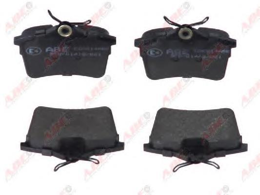 Sapatas do freio traseiras de disco 1668247580 Peugeot/Citroen