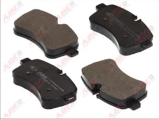 Compre BPA128200 Open Parts Sapatas do freio traseiras de disco