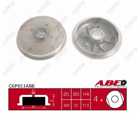 Compre 424745 Peugeot/Citroen Tambor do freio traseiro