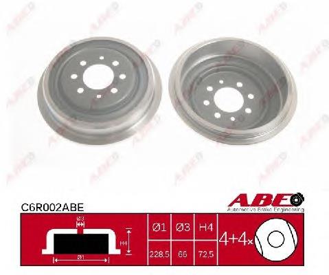 Tambor do freio traseiro ABE C6R002ABE preço, a partir de 57,43 USD