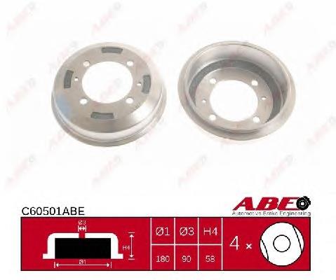 Compre 14C01310 Brembo Tambor do freio traseiro