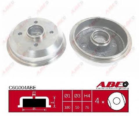 Tambor do freio traseiro ABE C6G004ABE preço, a partir de 49,74 USD
