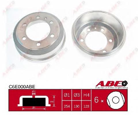 Tambor do freio traseiro Brembo 14559010