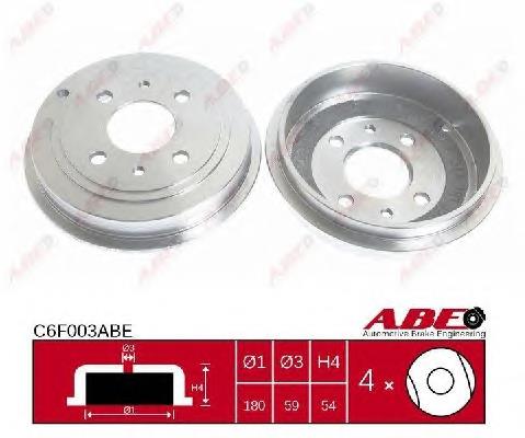7750119 Fiat/Alfa/Lancia Tambor do freio traseiro