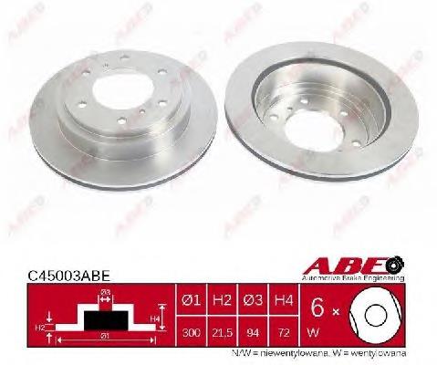 DP515C Japan Parts Disco do freio traseiro