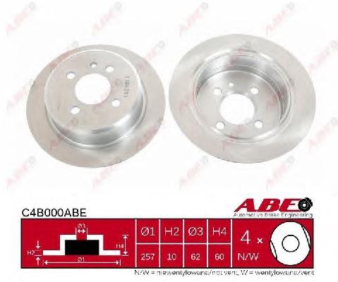 Disco do freio traseiro 34216755408 BMW