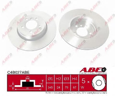 Disco do freio traseiro ABS 17472
