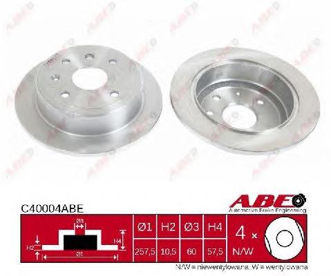 Disco do freio traseiro ABE C40004ABE preço, a partir de 51,62 USD