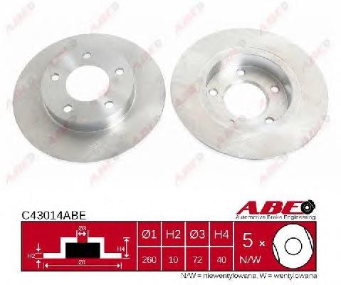 GA5Y26251ABCD Mazda Disco do freio traseiro