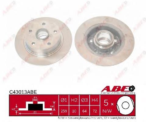 Disco do freio traseiro G31126251A Mazda