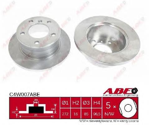 Disco do freio traseiro 8772510 Brembo