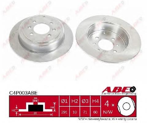Disco do freio traseiro Peugeot/Citroen 1687778180