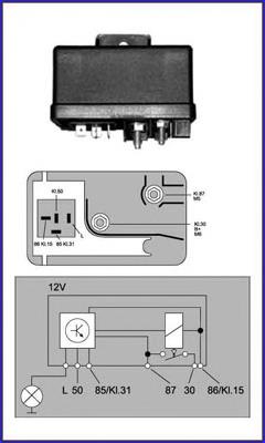 Compre 7726125 Fiat/Alfa/Lancia Relê das velas de incandescência