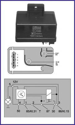 Compre MHG54 Mahle Original Relê das velas de incandescência
