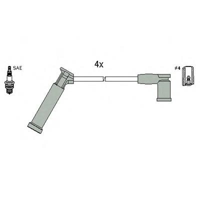 Fios de alta voltagem, kit Ford 6596257 preço, a partir de 26,65 USD