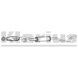 Compre WCJ000540 Land Rover Silenciador, parte central