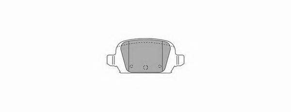 Compre 1605085 Opel Sapatas do freio traseiras de disco