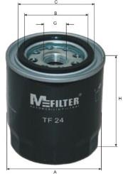 TF24 Mfilter Filtro de óleo
