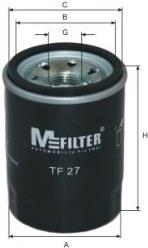 TF27 Mfilter Filtro de óleo