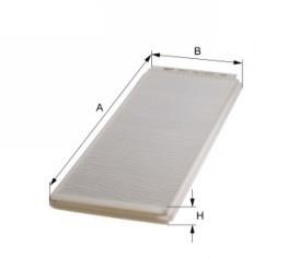 Filtro de salão Opel 93182435