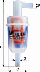 KL33 Mahle Original Filtro de combustível