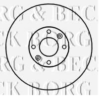Compre 424980 Peugeot/Citroen Disco do freio dianteiro