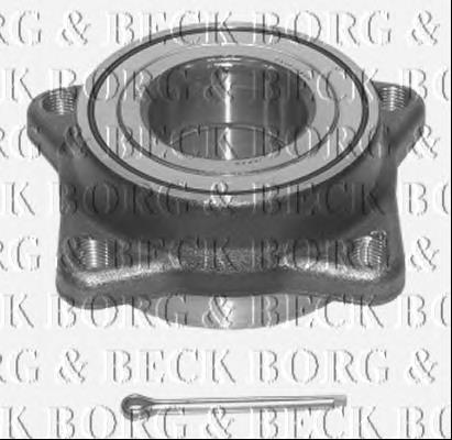 BWK580 Borg&beck Rolamento de cubo dianteiro