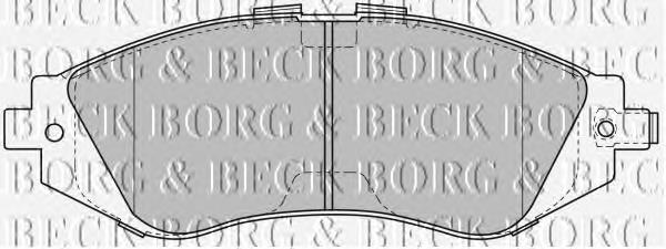 Compre BBP1881 Borg&beck Sapatas do freio dianteiras de disco