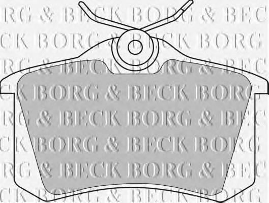 Sapatas do freio traseiras de disco 8E0698451B VAG