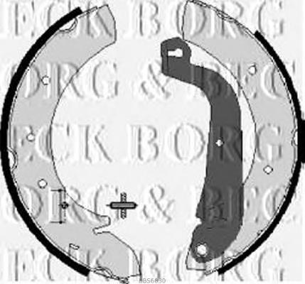 BBS6030 Borg&beck Sapatas do freio traseiras de tambor