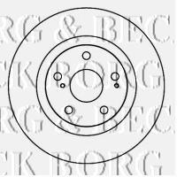 Compre BBD4606 Borg&beck Disco do freio dianteiro